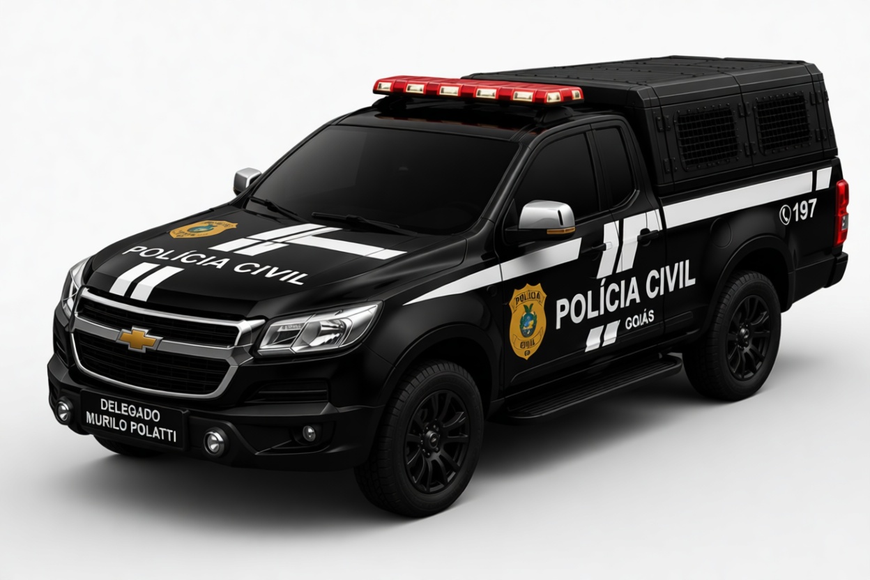 Chevrolet S10 Polícia Civil Pickup free 3D printable STL