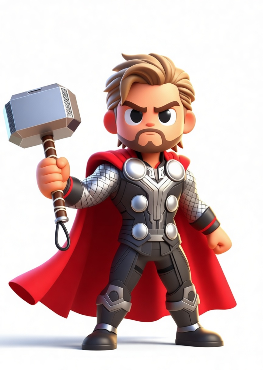 Thor Figurine free 3D printable STL
