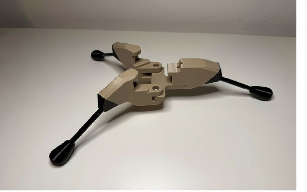 3D Printed Drone Frame free 3D printable STL
