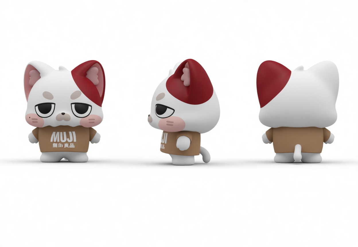 Chubby Cat Figurine free 3D printable STL