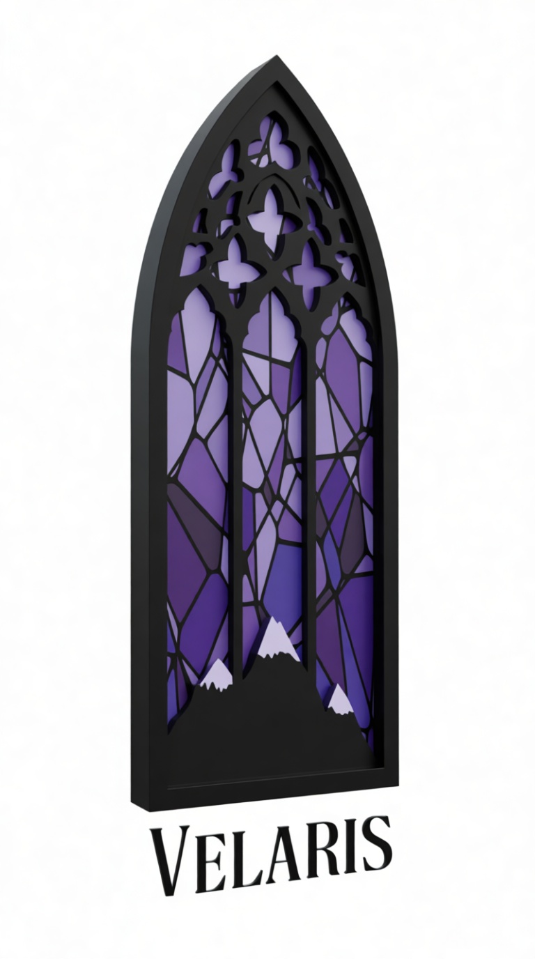 Velaris Stained Glass Window free 3D printable STL