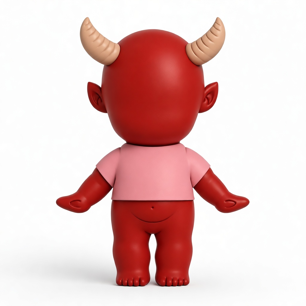 Cute Baby Demon Figurine free 3D printable STL