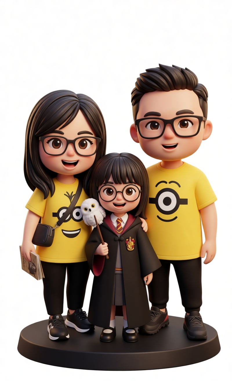 Harry Potter Family Figurines free 3D printable STL