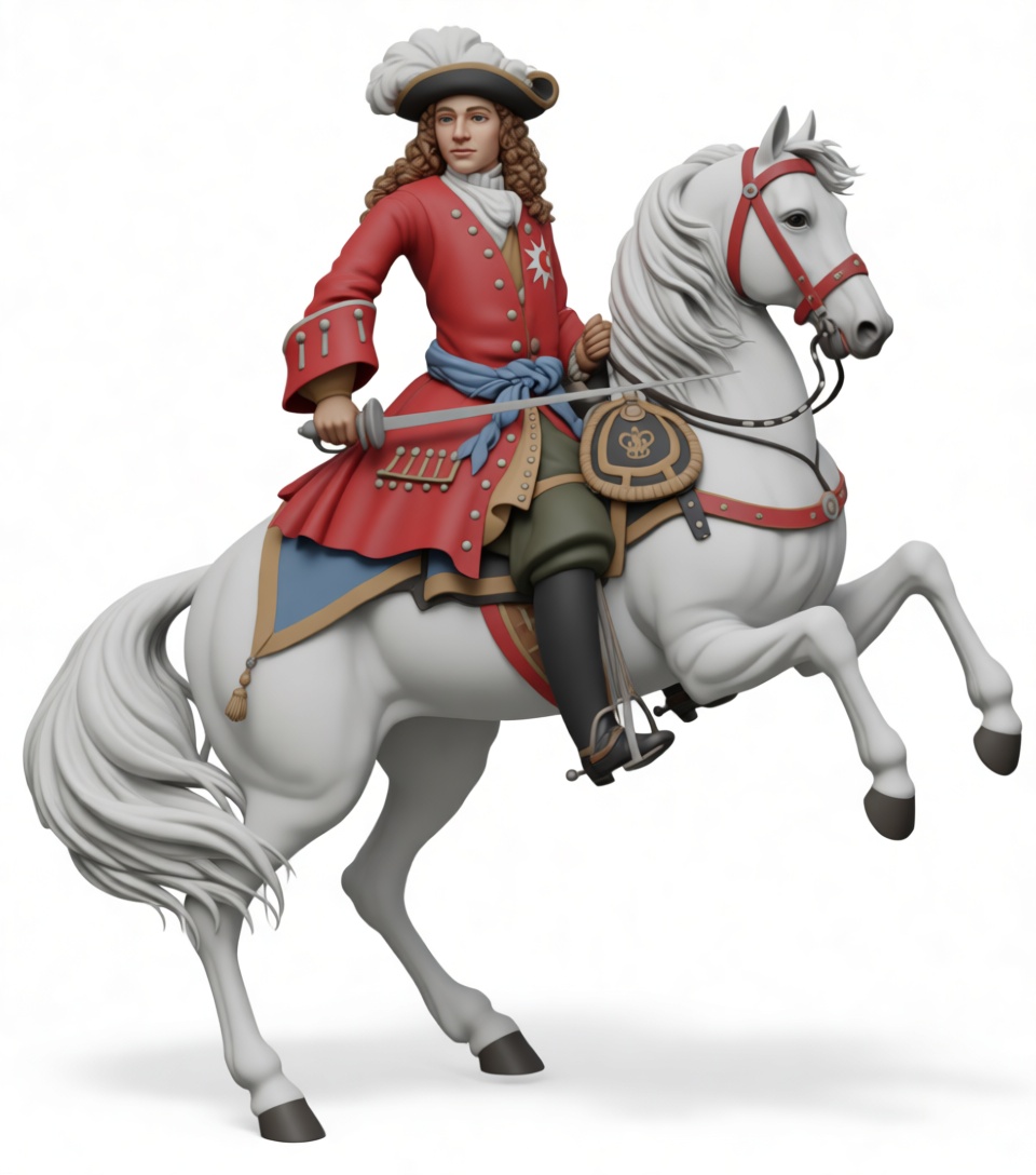 18th Century Cavalry Figurine free 3D printable STL