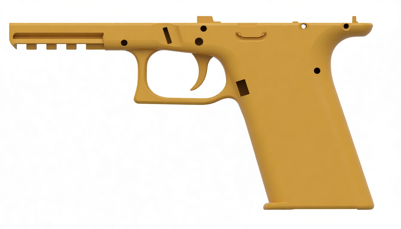 Glock 17 Frame Model free 3D printable STL