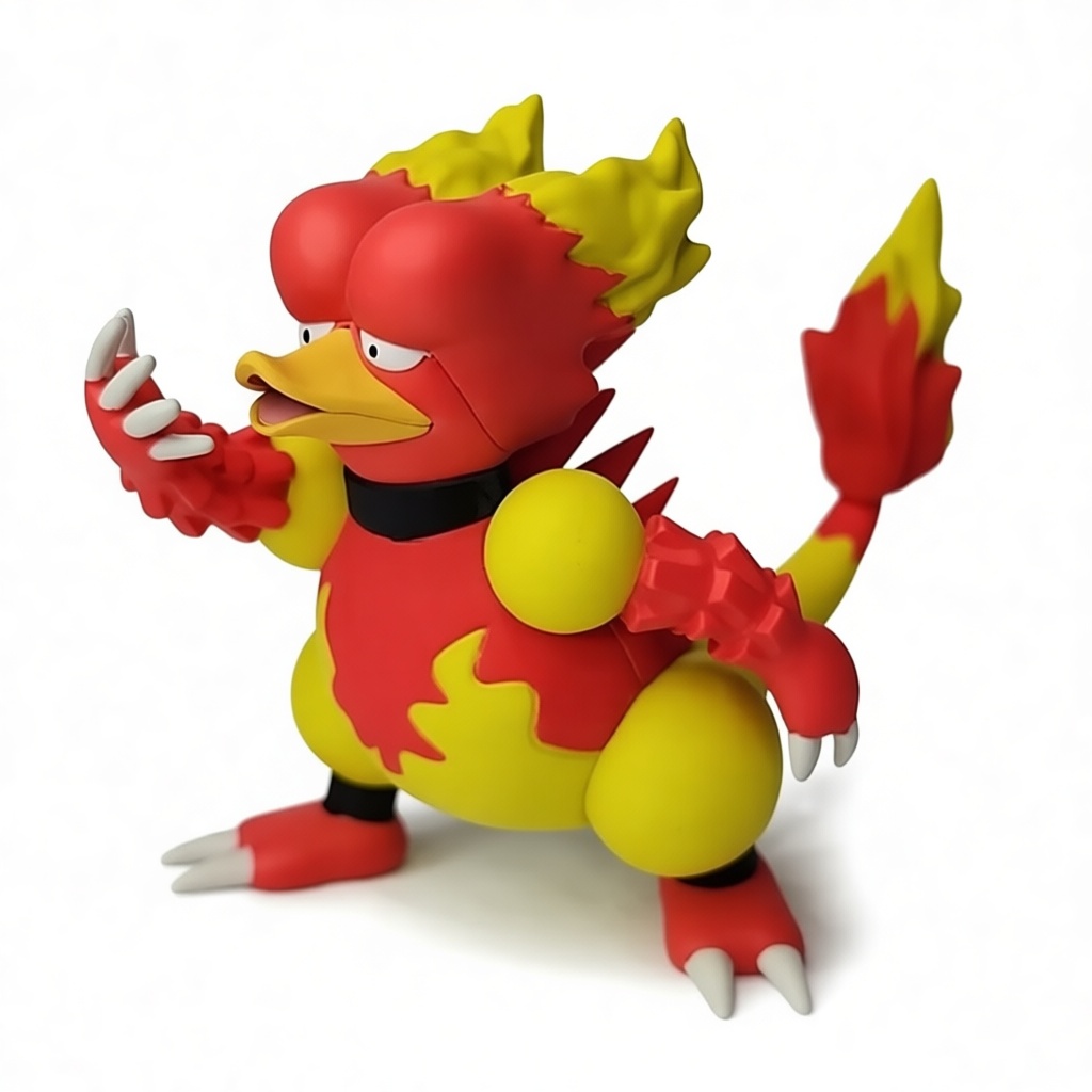 Magmar Pokemon Figurine free 3D printable STL