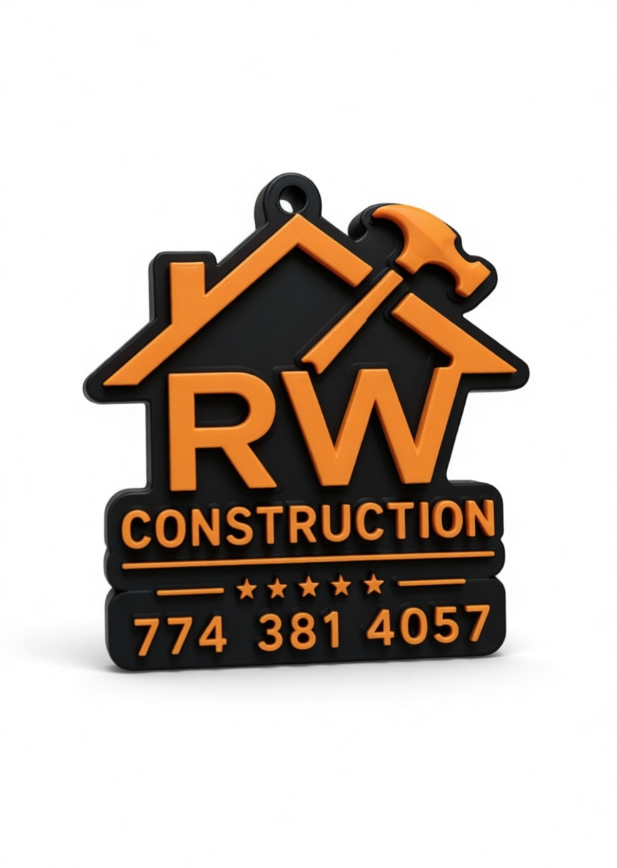 RW Construction Keychain free 3D printable STL