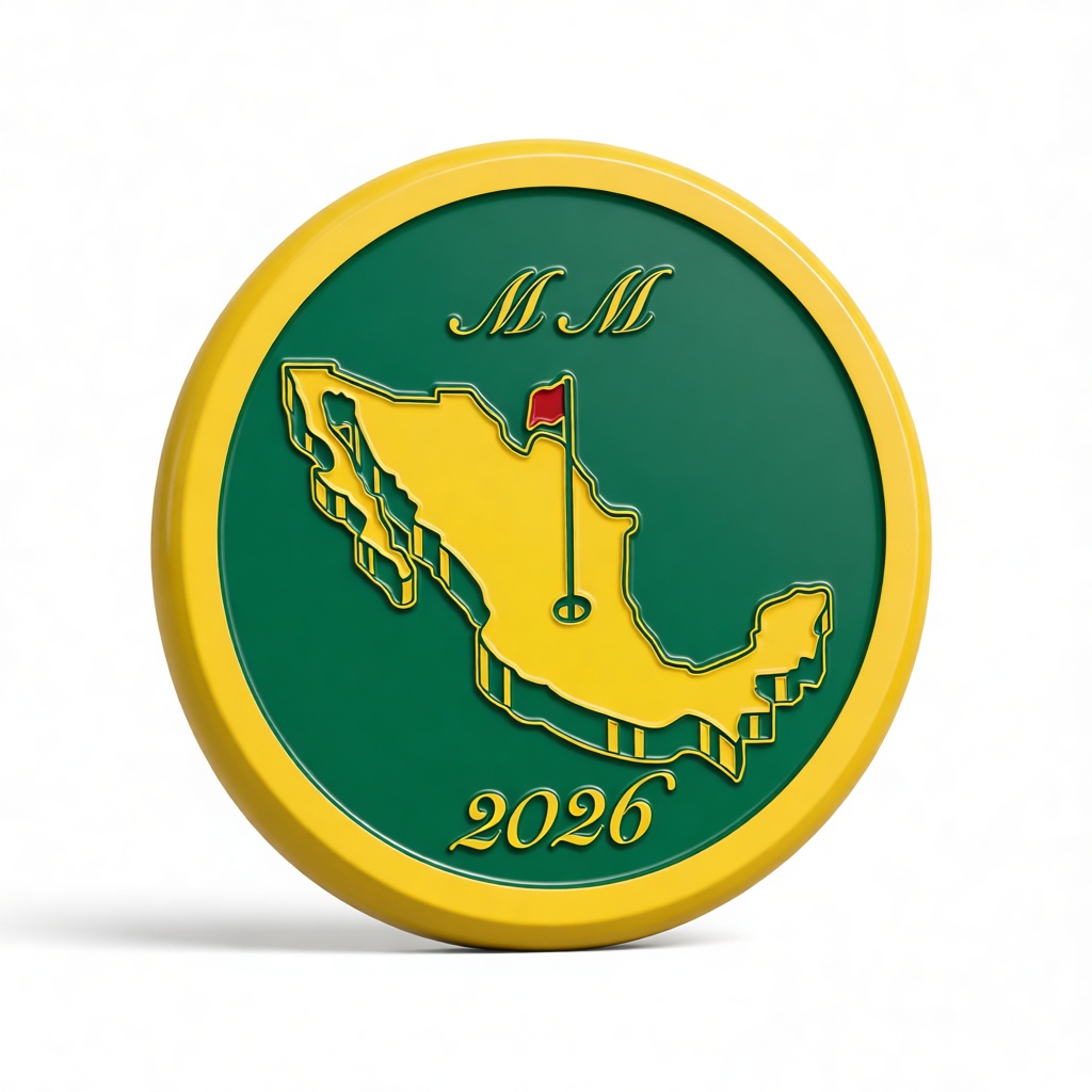 Mexico Golf Coin free 3D printable STL