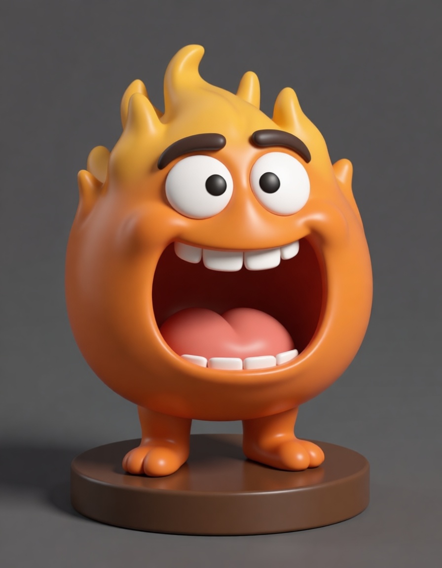 Fire Spirit Figurine free 3D printable STL