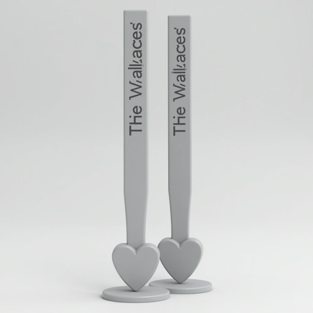 Personalized Wedding Stirrer free 3D printable STL