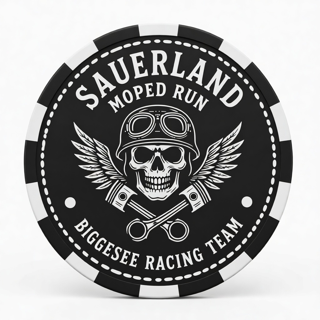 Sauerland Moped Run Token free 3D printable STL