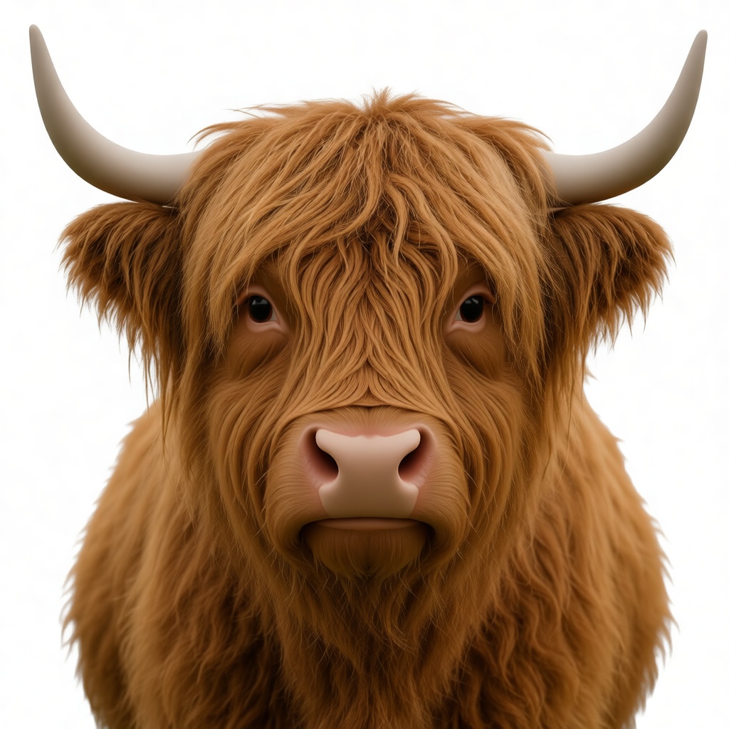 Highland Cow Figurine free 3D printable STL