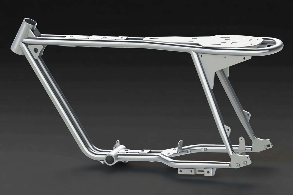 Harley-Davidson Panhead Frame free 3D printable STL