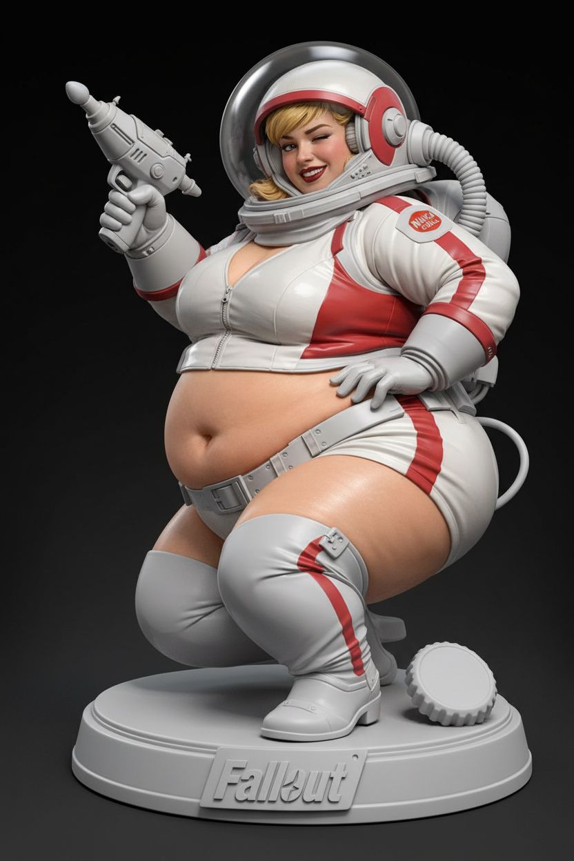 Fallout Space Suit Figure free 3D printable STL