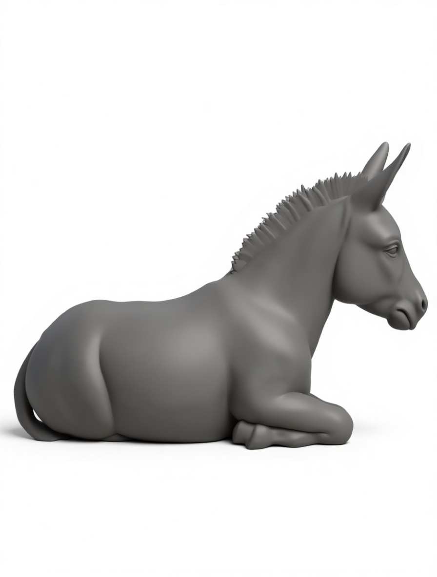 Donkey Figurine free 3D printable STL