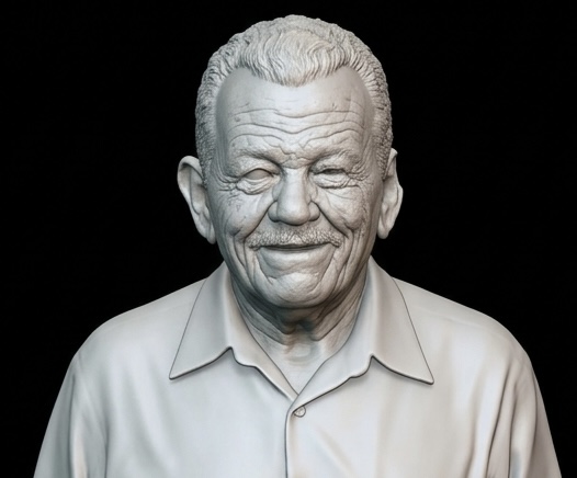 Older Man Bust free 3D printable STL