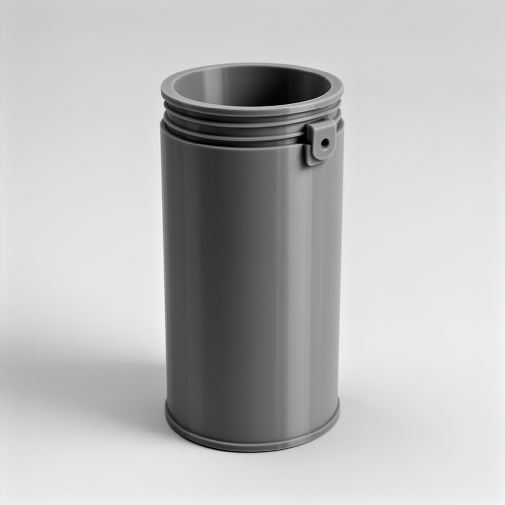 Hollow Cylinder Container free 3D printable STL