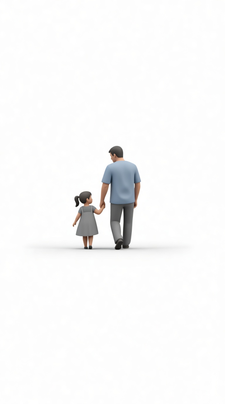 Father and Daughter Figurine free 3D printable STL