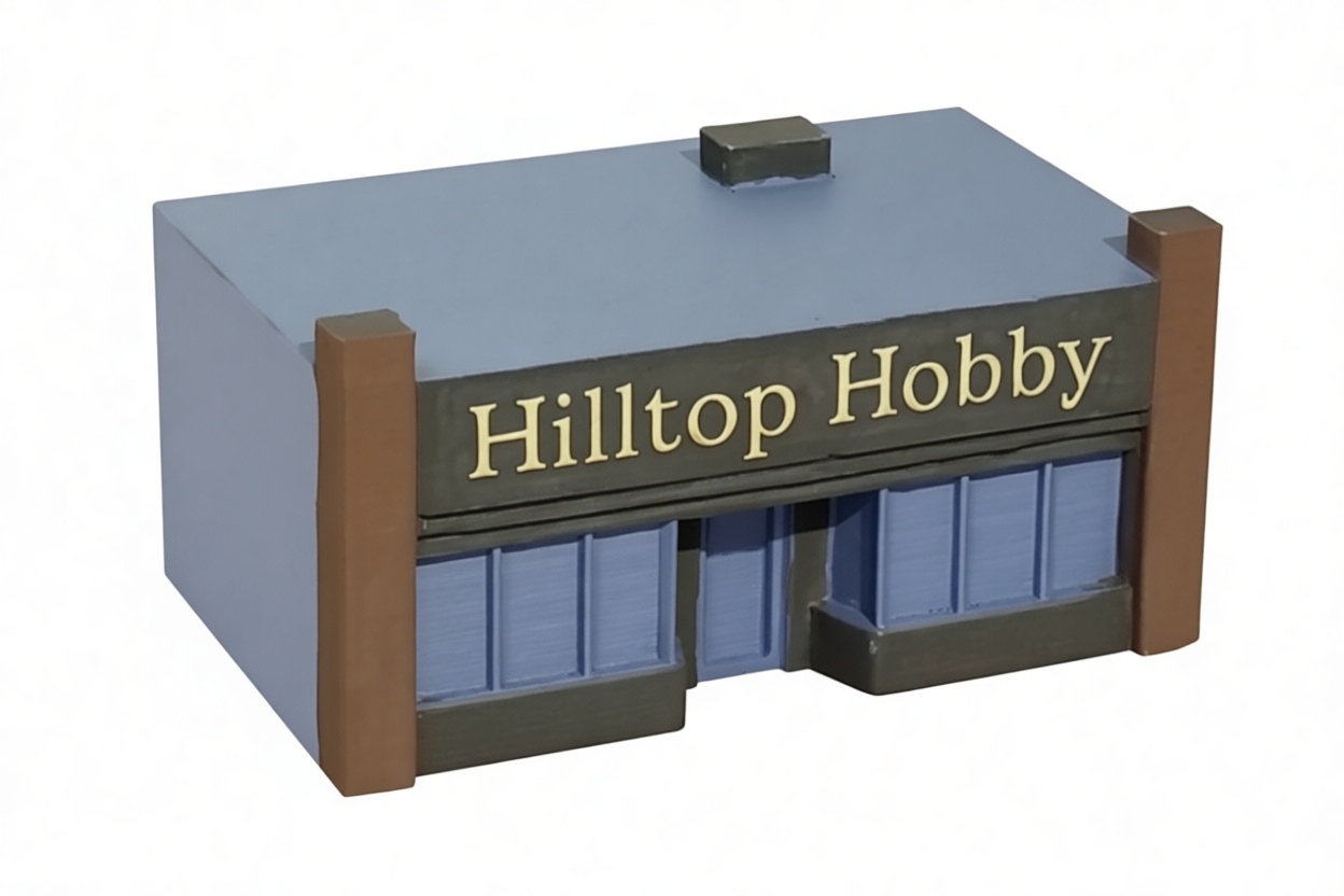 Hilltop Hobby Building Model free 3D printable STL