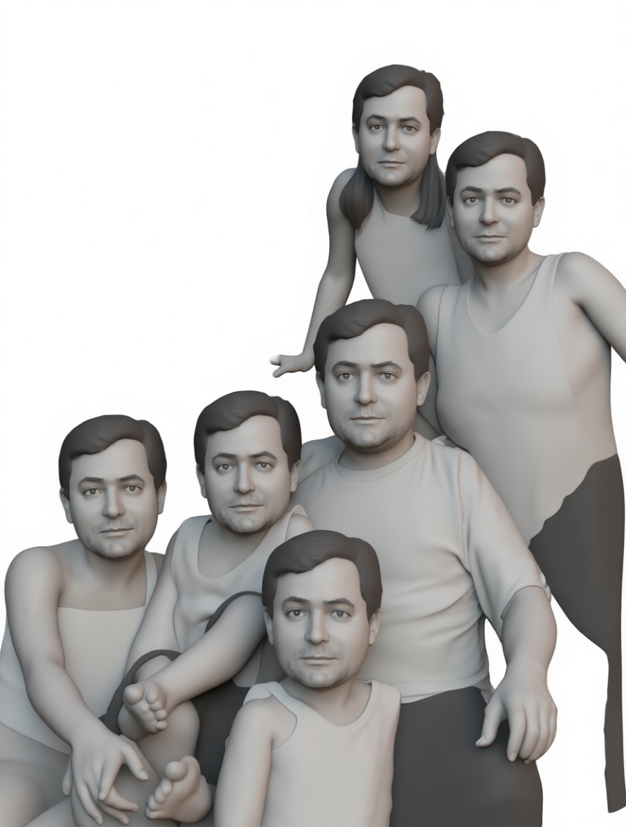 Man Group Figurines free 3D printable STL