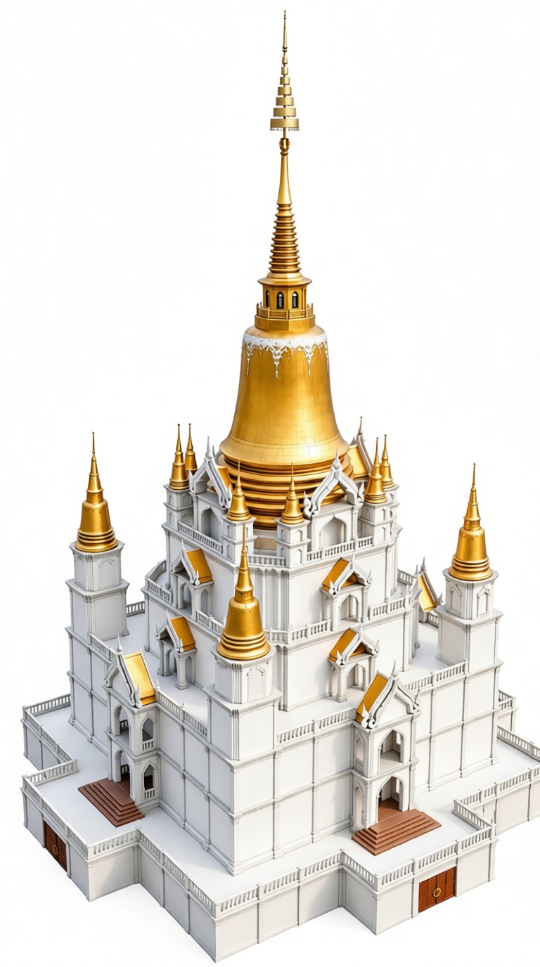 Loha Prasat Model free 3D printable STL