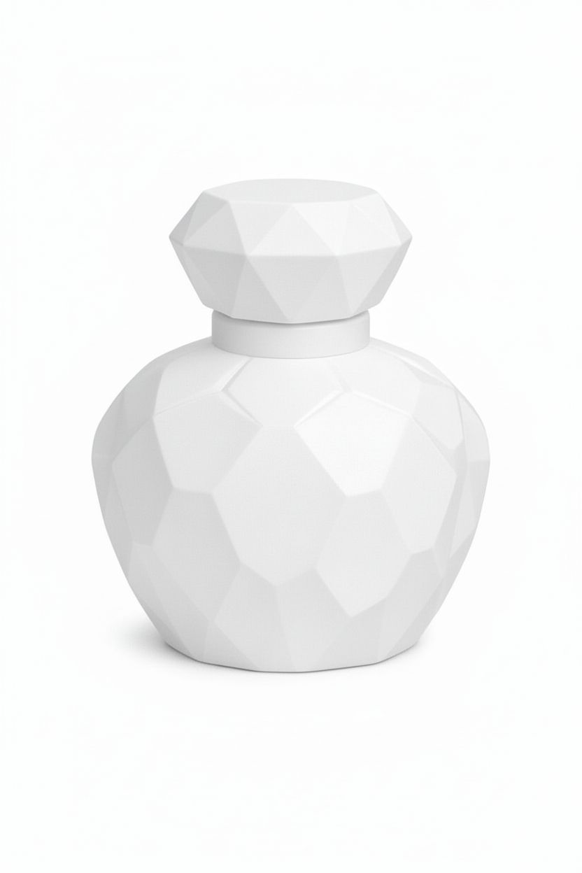 Faceted Perfume Bottle Model free 3D printable STL
