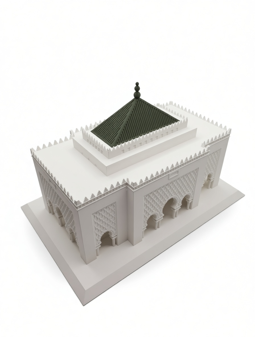 Mausoleum Architectural Model free 3D printable STL