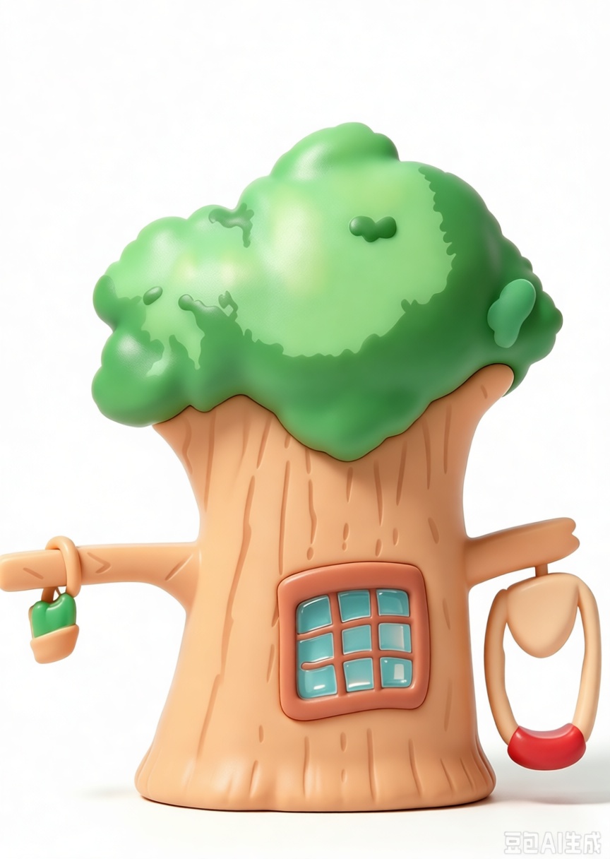 Cartoon Treehouse Figurine free 3D printable STL