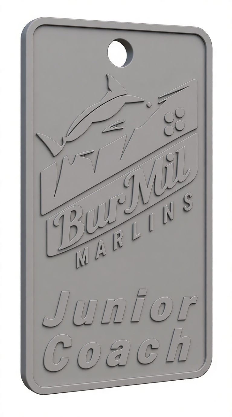 BurMil Marlins Tag free 3D printable STL