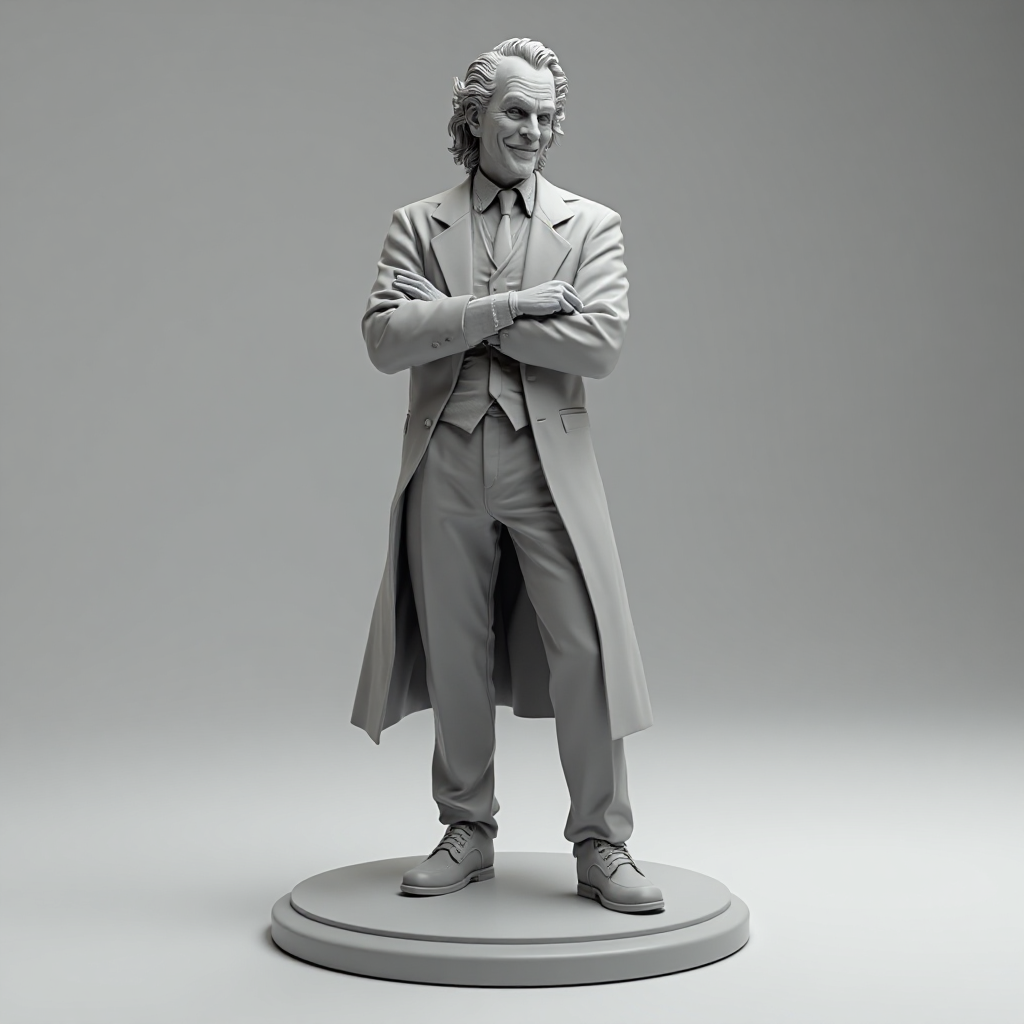 Joker Figurine free 3D printable STL