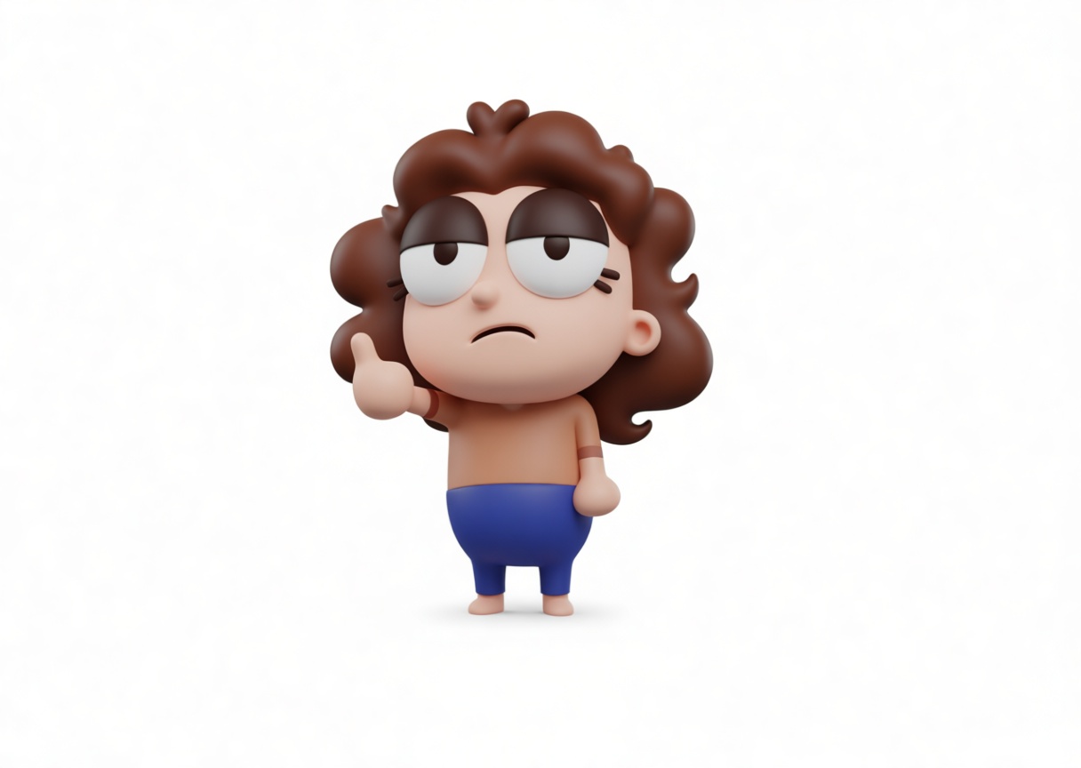 Grumpy Cartoon Boy Figurine free 3D printable STL