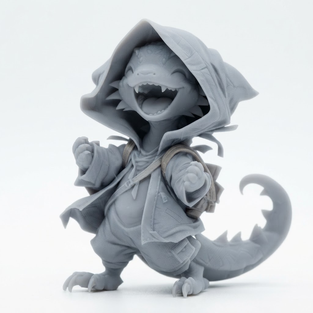 Cute Dragon Figurine free 3D printable STL