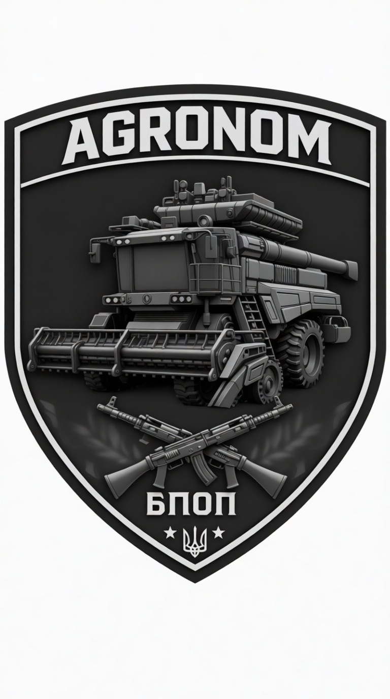 Agronom Combine Emblem free 3D printable STL
