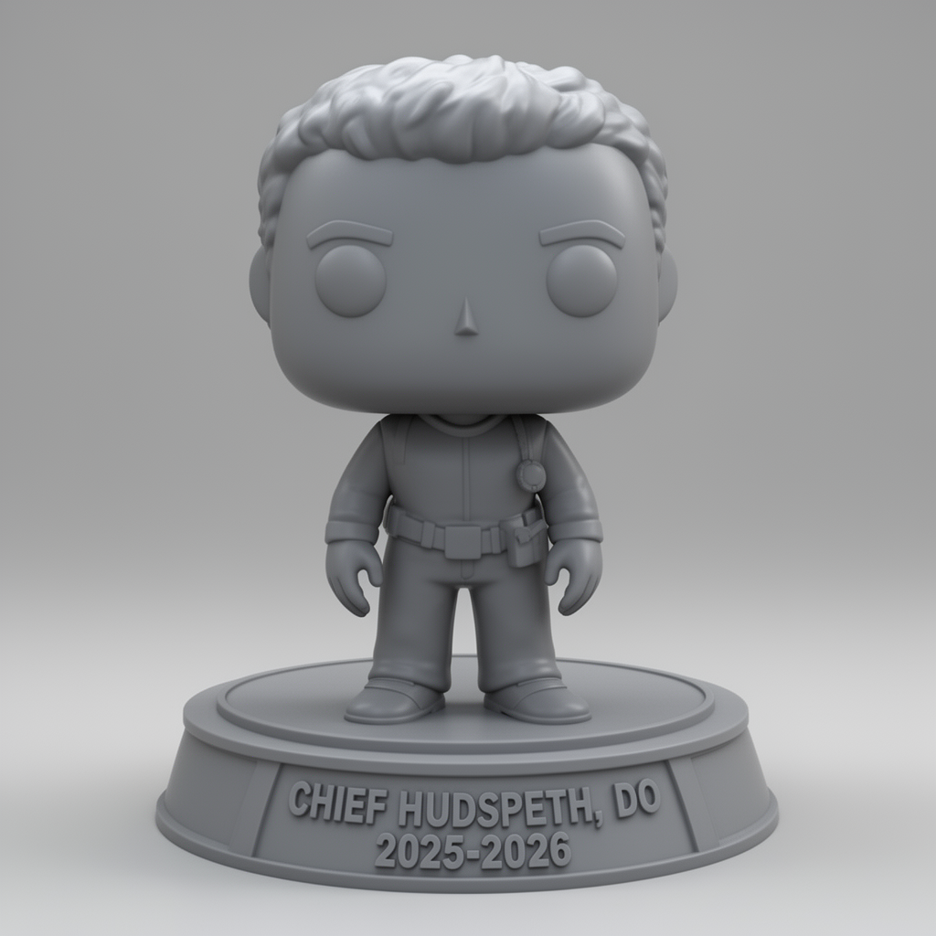 Chief Hudspeth Funko Pop Stand free 3D printable STL