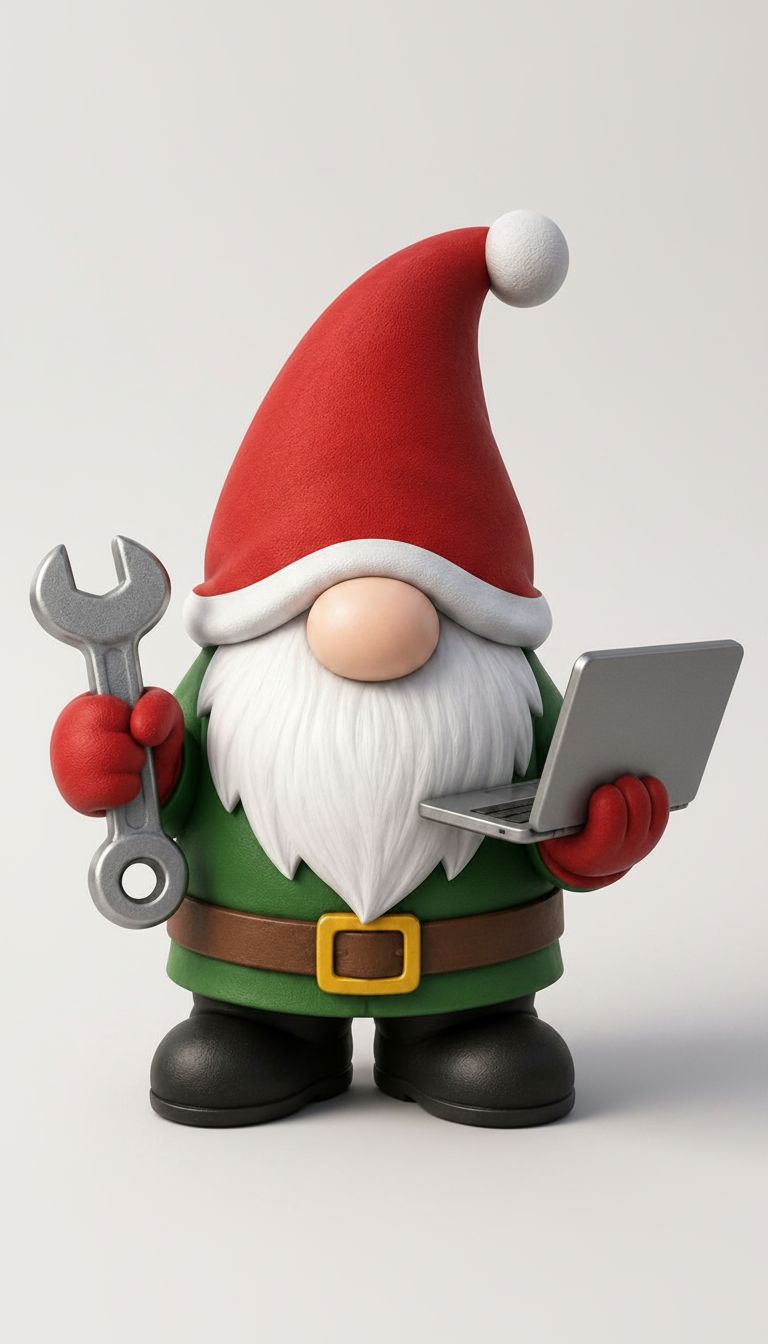 Tech Gnome Figurine free 3D printable STL