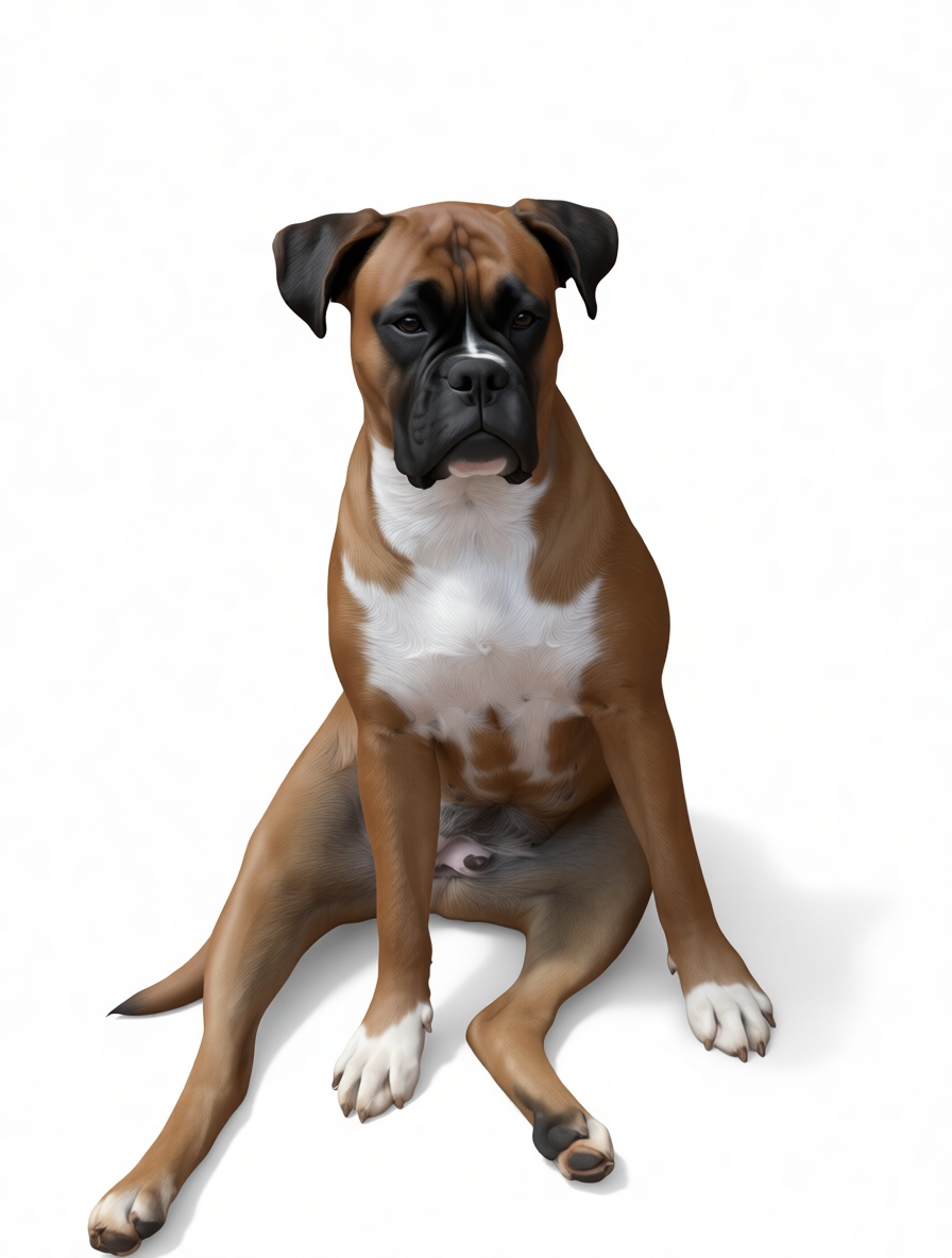 Boxer Dog Figurine free 3D printable STL