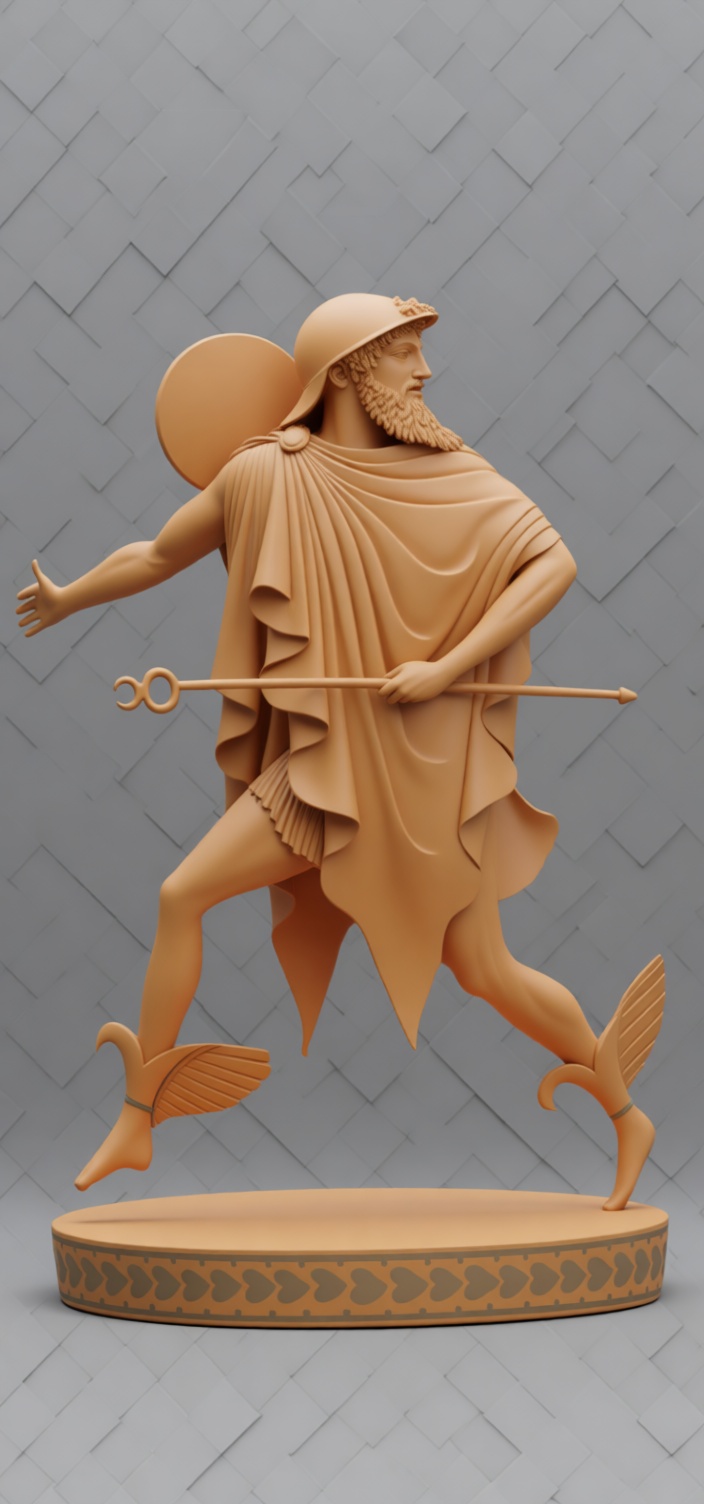 Hermes Statue free 3D printable STL