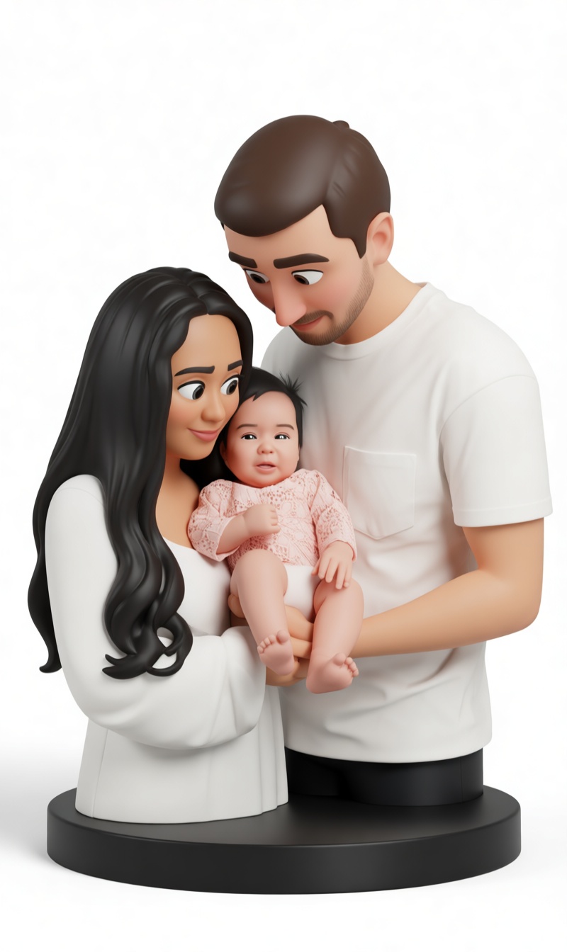 Family Portrait Figurine free 3D printable STL