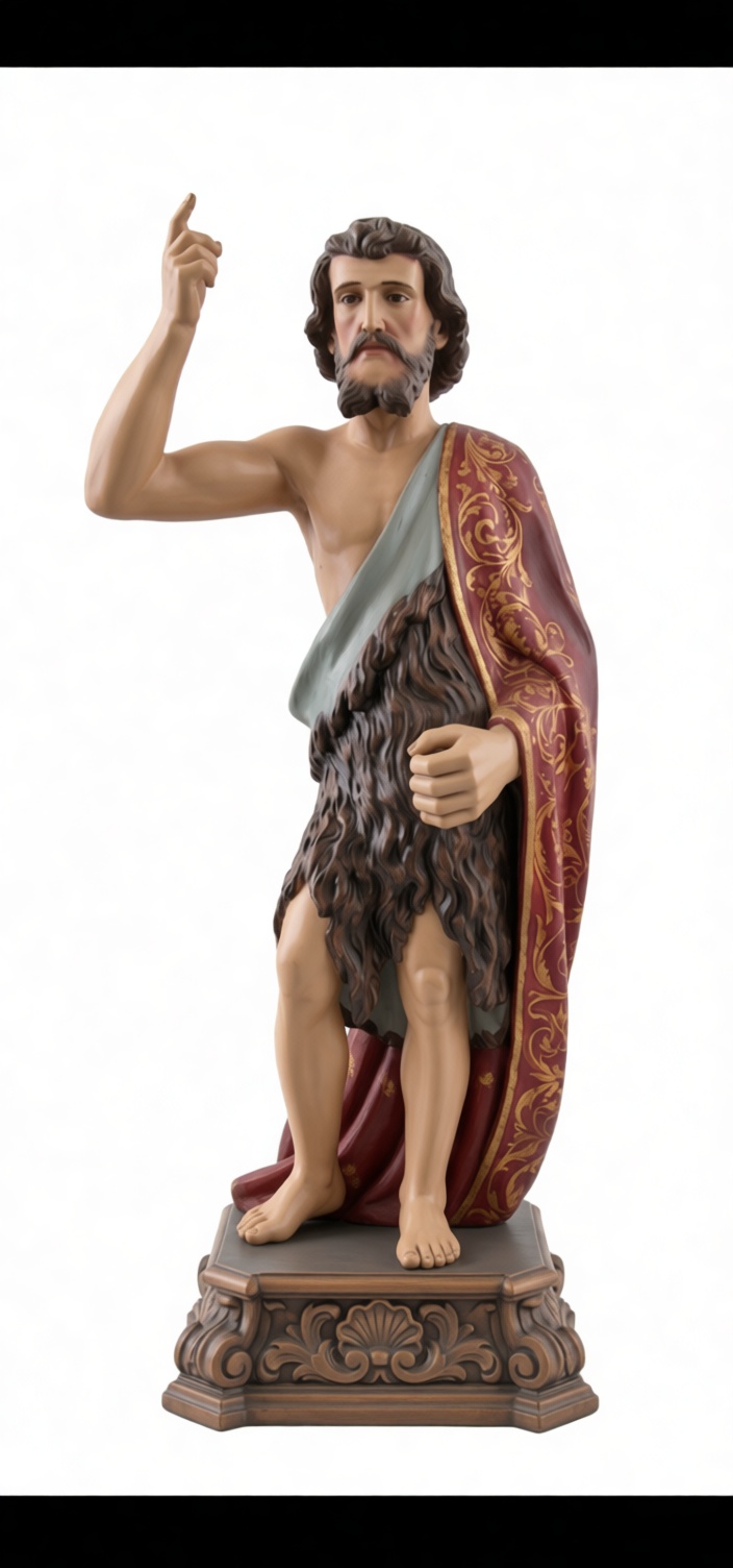 Saint John the Baptist Statue free 3D printable STL