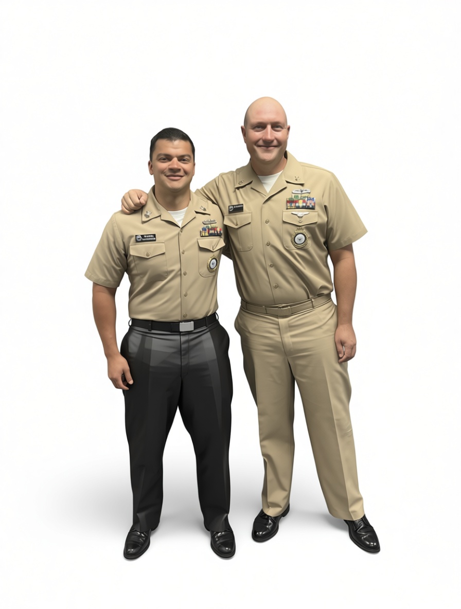 Navy Officers Figurines free 3D printable STL