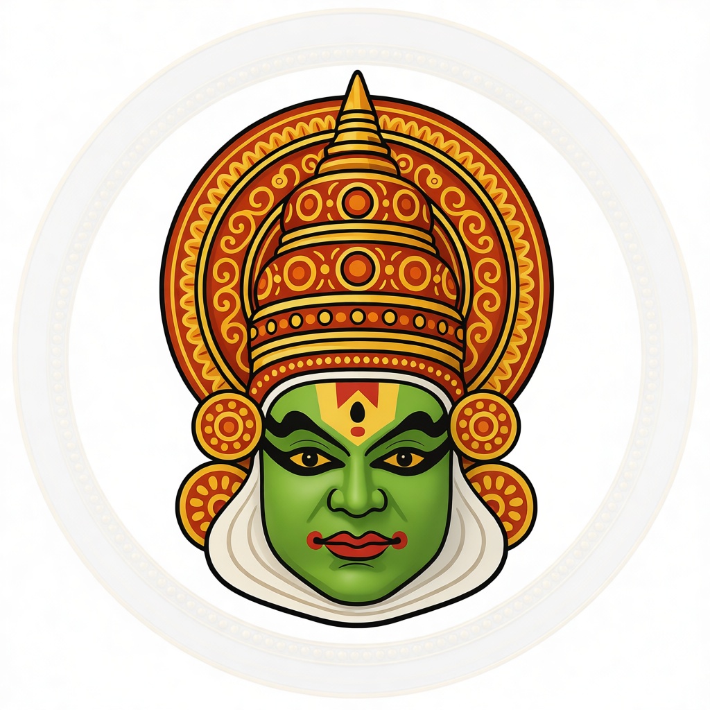 Kathakali Dancer Headpiece free 3D printable STL