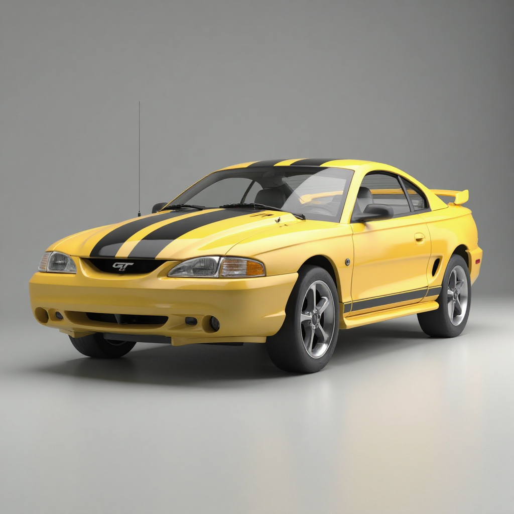 1995 Ford Mustang GT Model free 3D printable STL