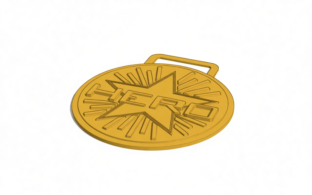Hero Medal Pendant free 3D printable STL