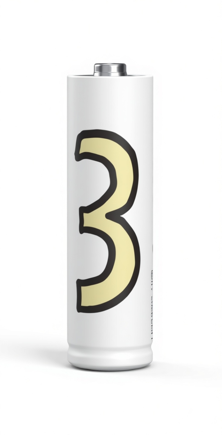 AA Battery Model free 3D printable STL
