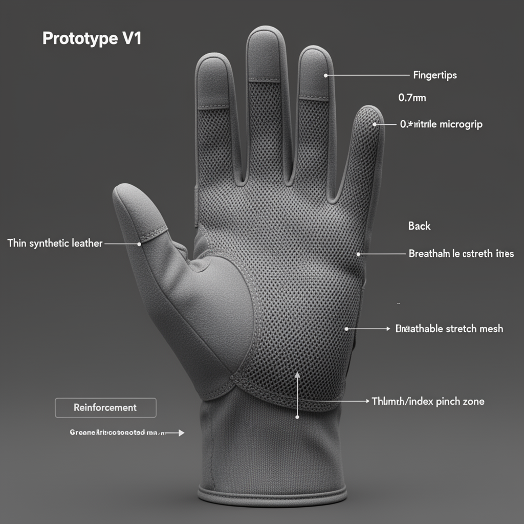 Prototype V1 Glove free 3D printable STL