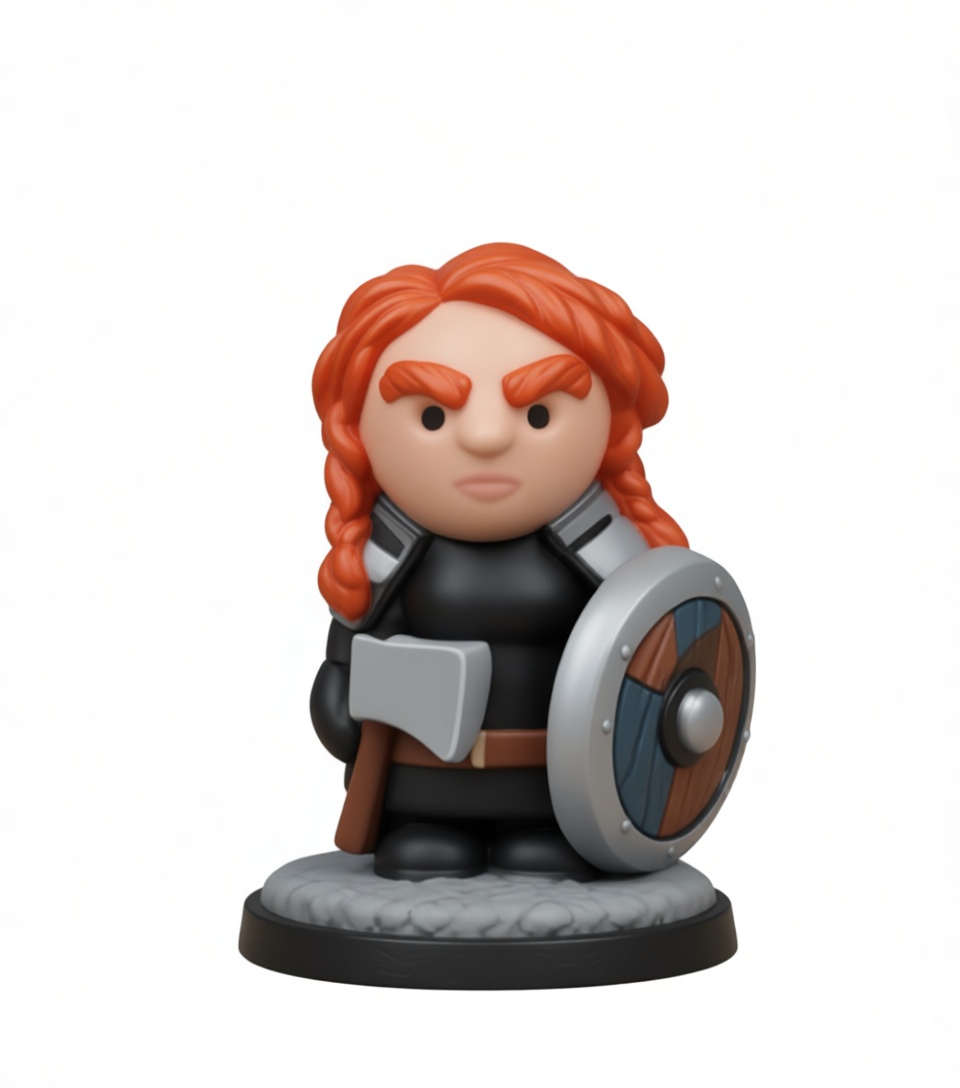 Viking Warrior Figurine free 3D printable STL