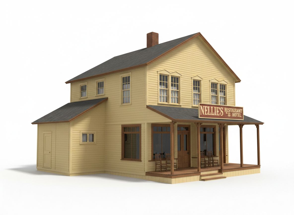 Nellie's Restaurant Model free 3D printable STL