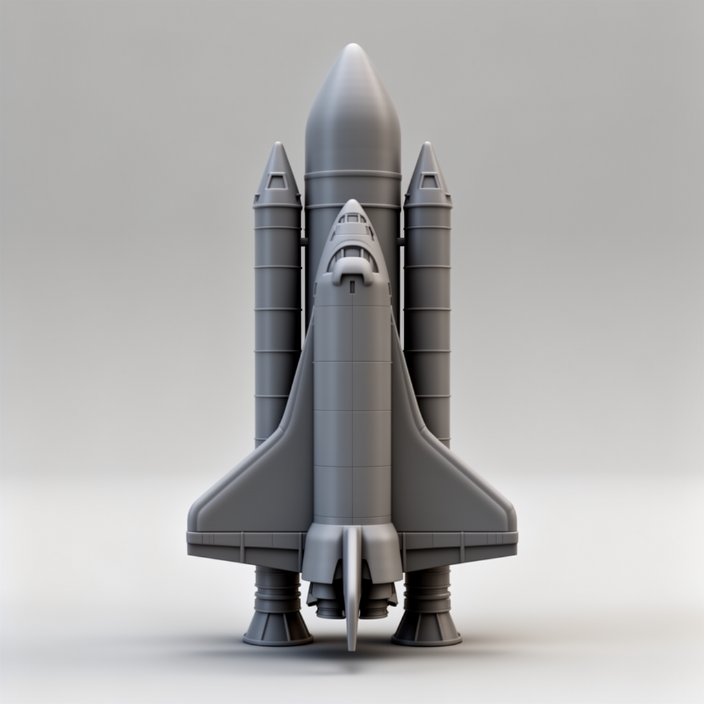 Space Shuttle Model free 3D printable STL