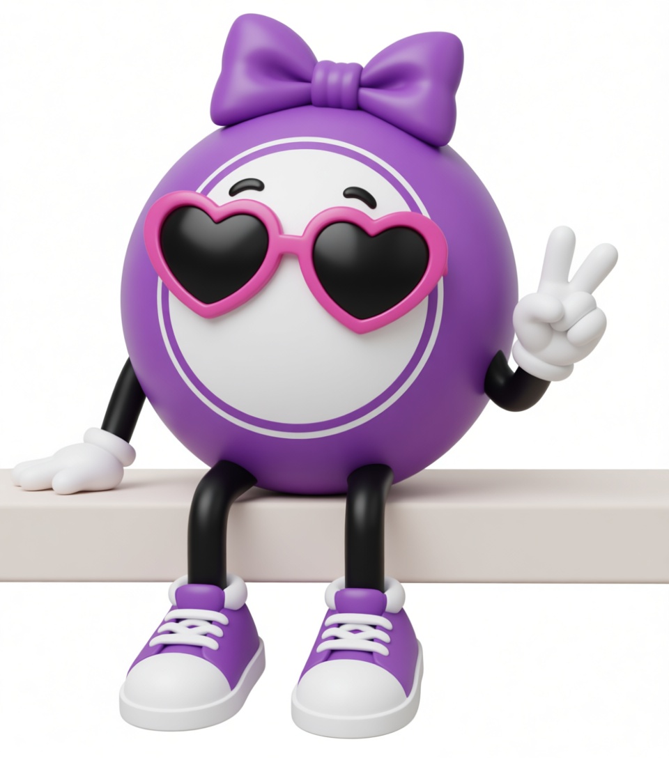 Purple Candy Character Figurine free 3D printable STL