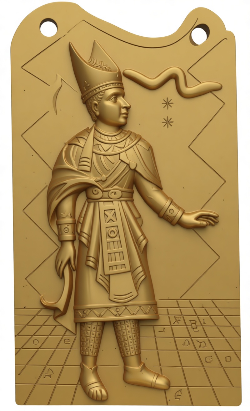 Ancient Persian Figure Sculpture free 3D printable STL
